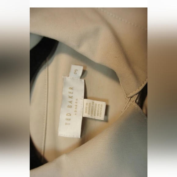 NWOT ted baker utility shirt dress size 3 - Picture 6 of 6